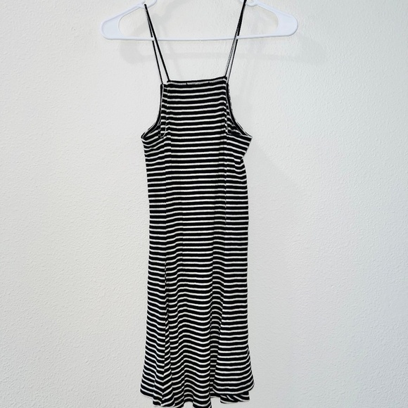 Brandy Melville Black White Abigail Striped Tank Dress - Picture 7 of 7